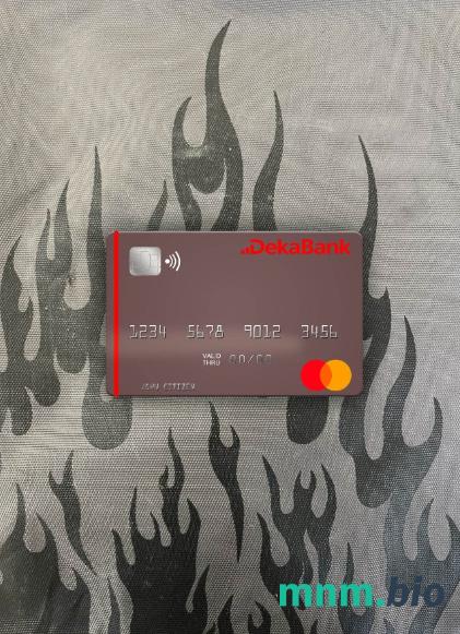 Germany Deka bank wygląd zdjęcia mastercard skan PSD + zdjęcie
